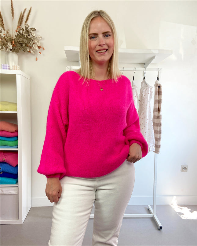 Trui Boothals Fuchsia