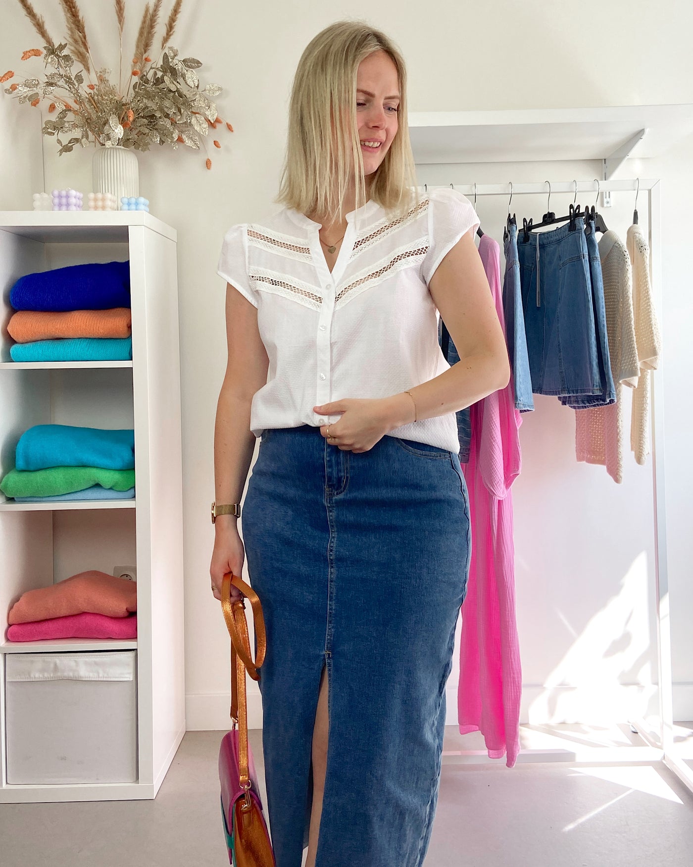 Blouse White Details