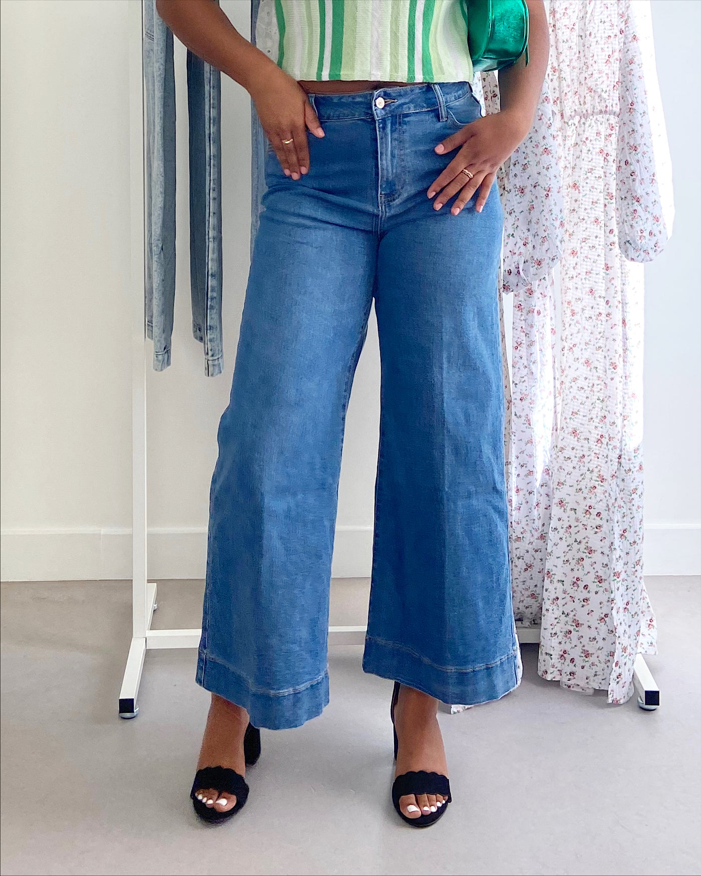 Jeans Curvy Cropped Wide