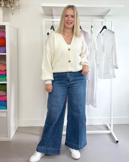 Crèmekleurige Cardigan