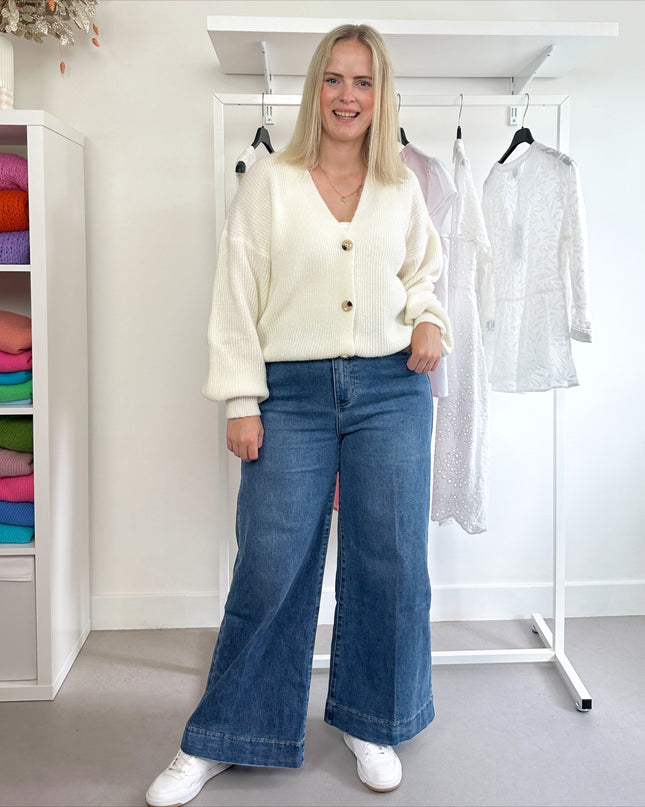 Crèmekleurige Cardigan
