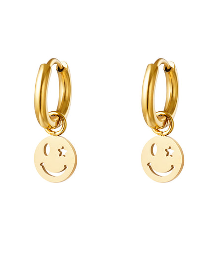Oorbellen Smiley Star
