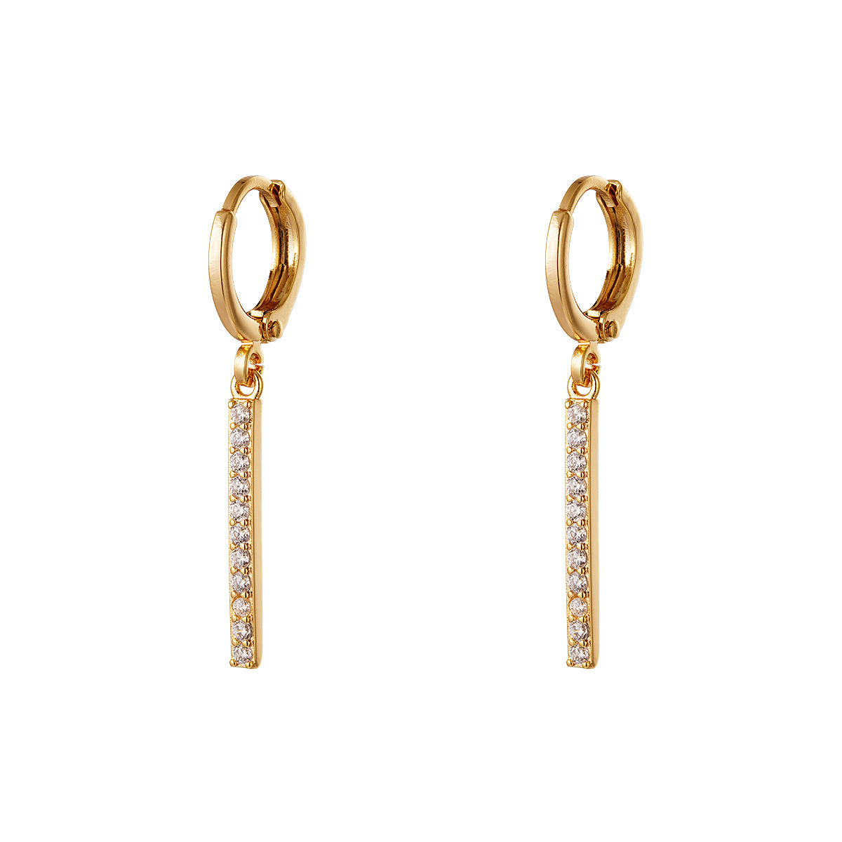 Oorbellen Glitter & Glamour White