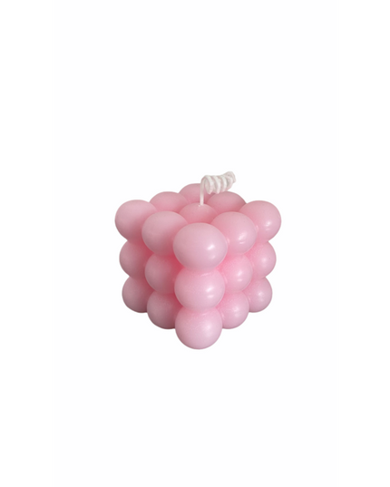 Bubble Kaars Roze