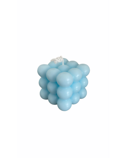 Bubble Kaars Lichtblauw