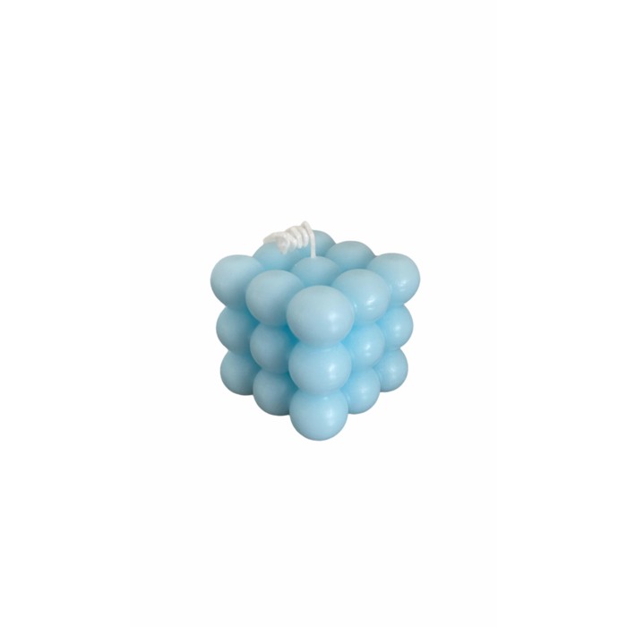 Bubble Kaars Lichtblauw