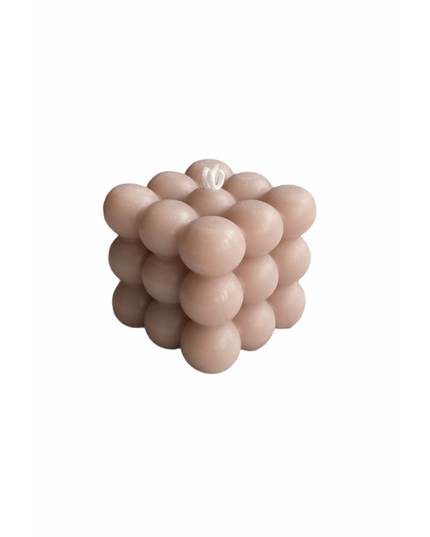 Bubble Kaars Beige