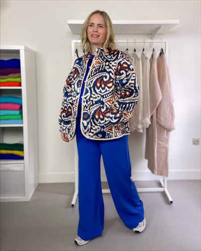 Bright Kobaltblauwe Comfy Pants