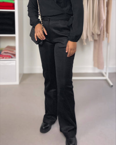 Glitter Pants Courtney Black Lurex
