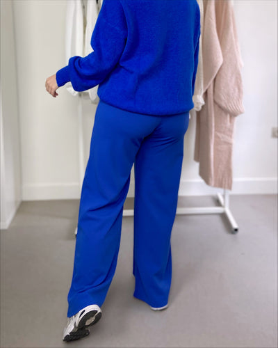 Bright Kobaltblauwe Comfy Pants