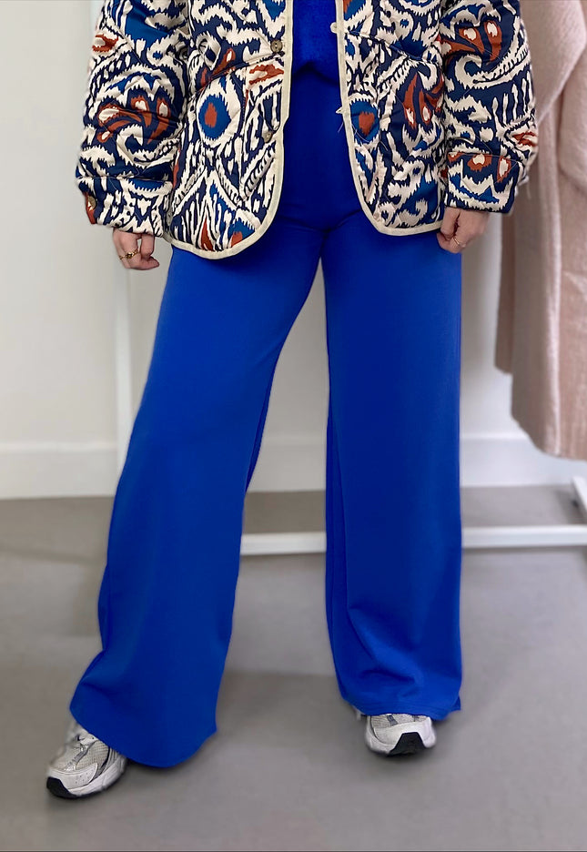 Bright Kobaltblauwe Comfy Pants