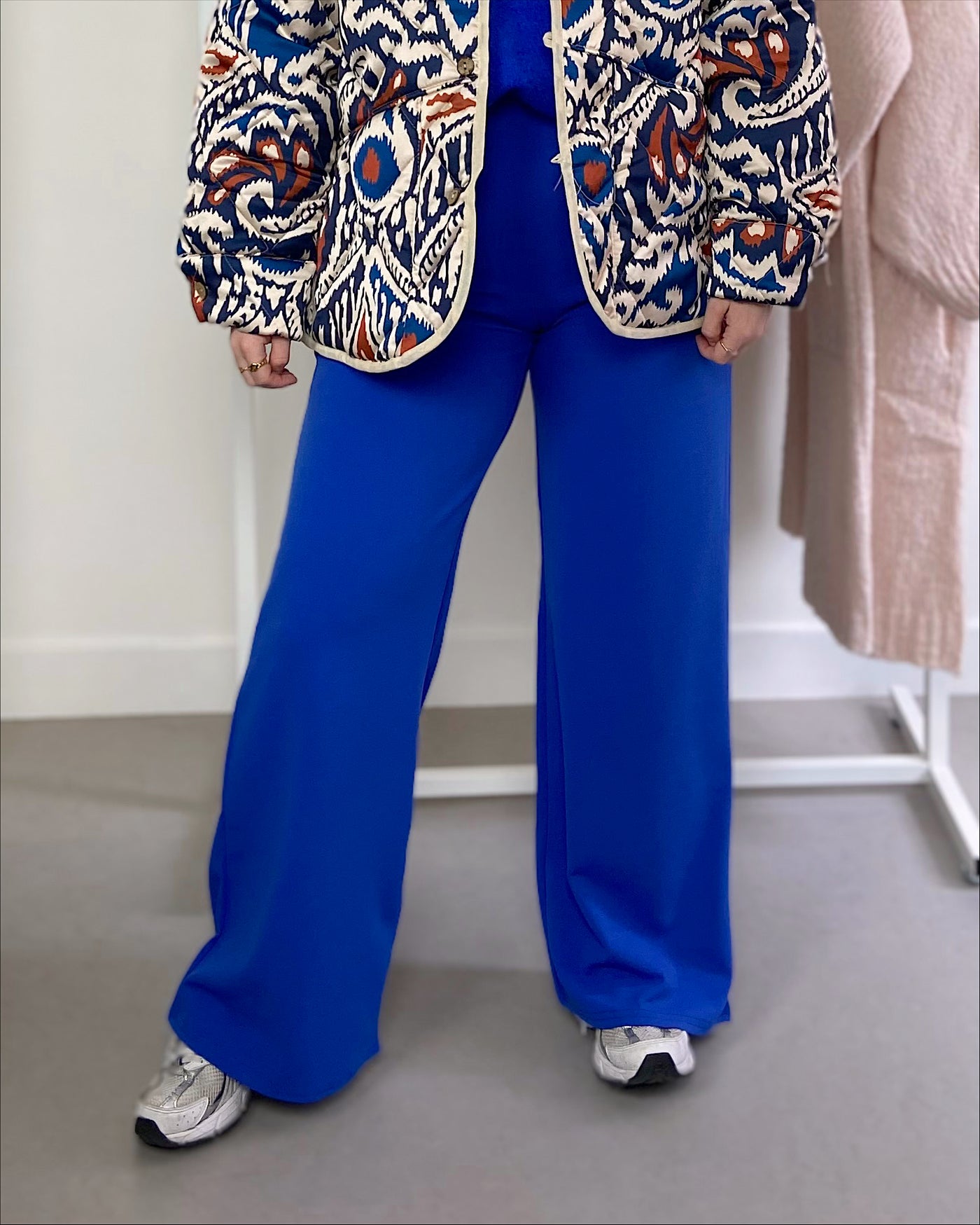 Bright Kobaltblauwe Comfy Pants